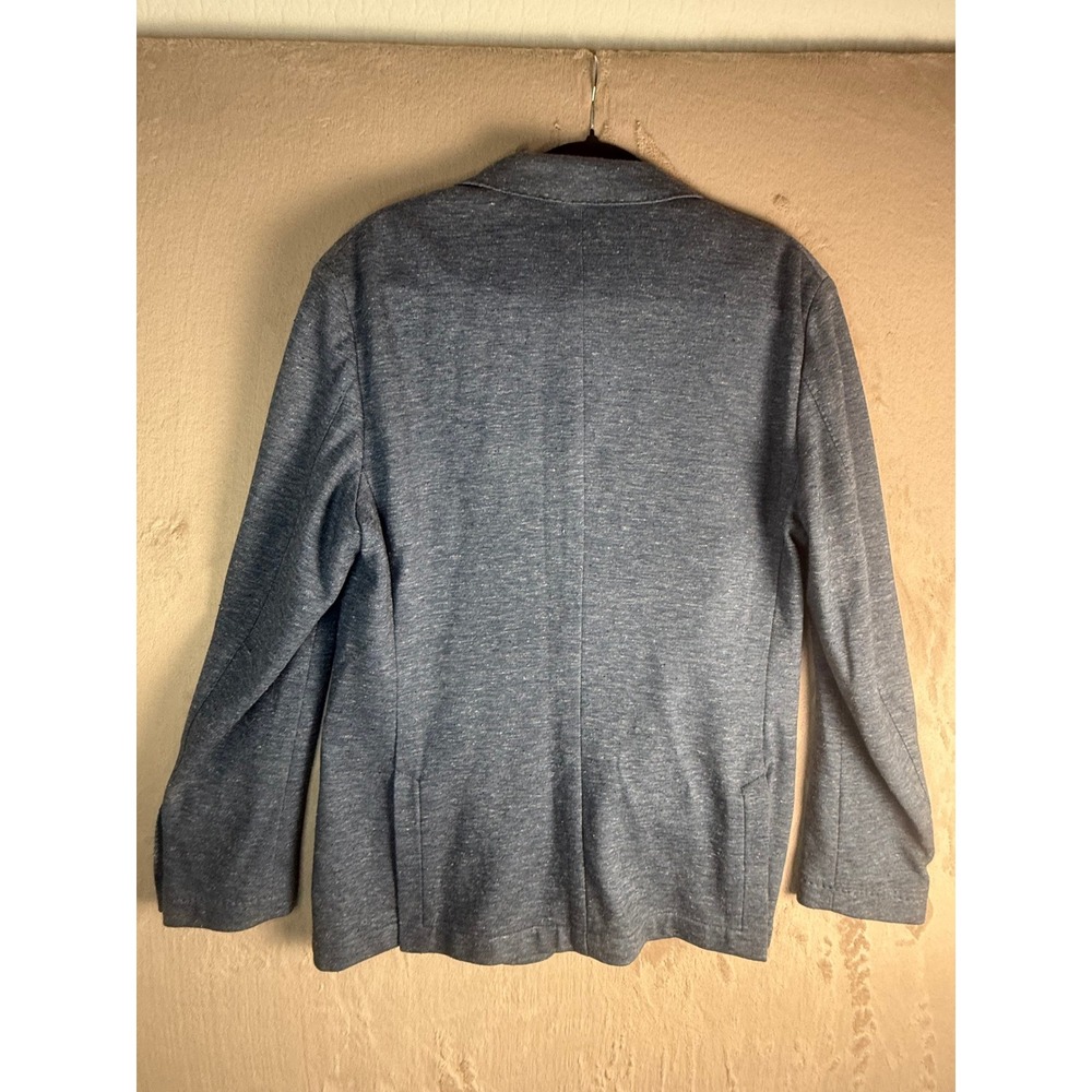 Bugatchi Blazer Mens Medium Blue NWOT Knit Unstructured 40R Sport Coat Jacket - Picture 8 of 13
